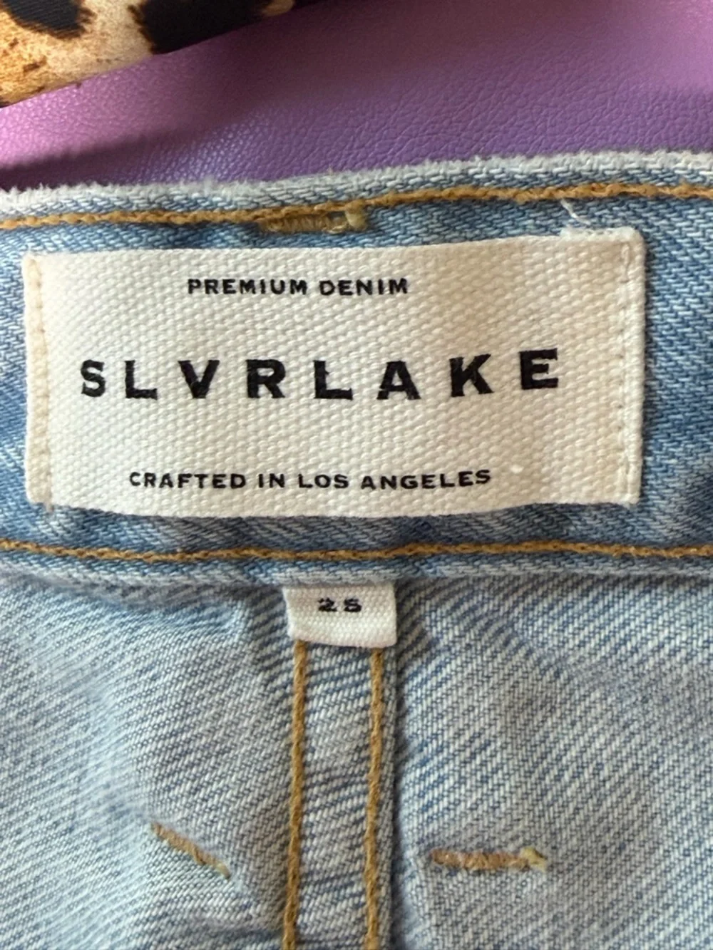 SLVRLAKE Dallas Jean Maxi Skirt 25 Front Slit Light Wash NWT Retails $299 - Picture 4 of 15